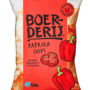 Boerderij chips paprika 9 zakken