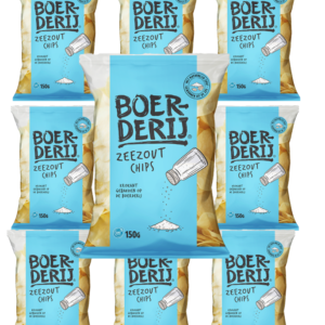 Boerderijchips Zeezout 10 zakken